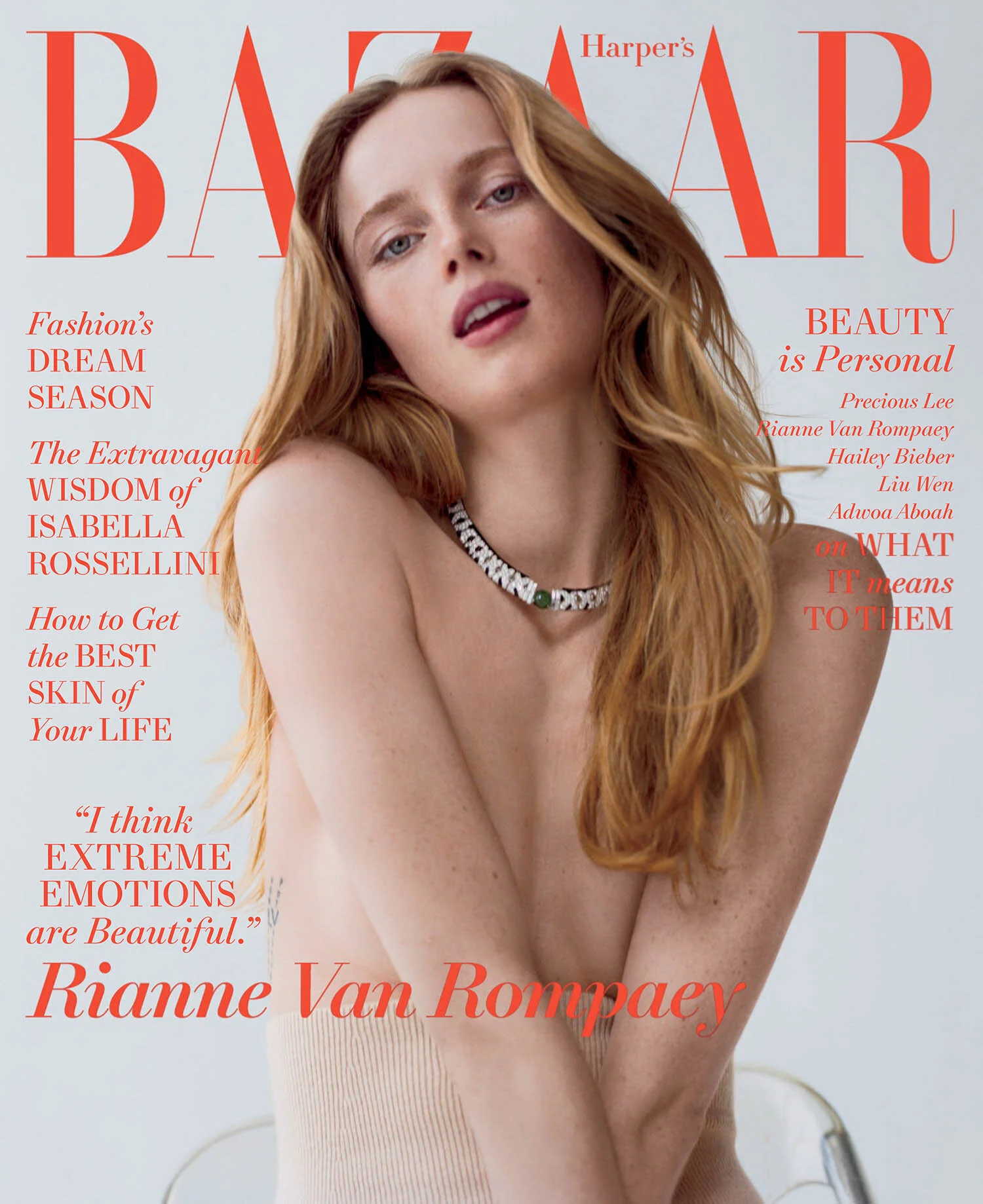 Rianne Van Rompaey | Harper's Bazaar US May by Cass Bird — Anne of
